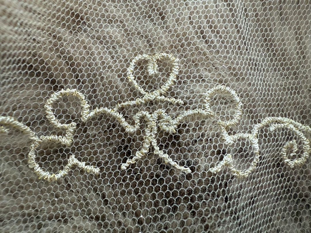 FTW ミラコスタ ウェディング ミッキーベール ショート ラメあり