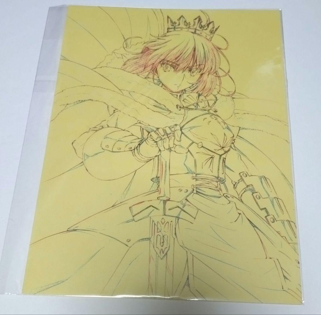 Fate stay night でかポストカード セイバー アルトリア 須藤友徳