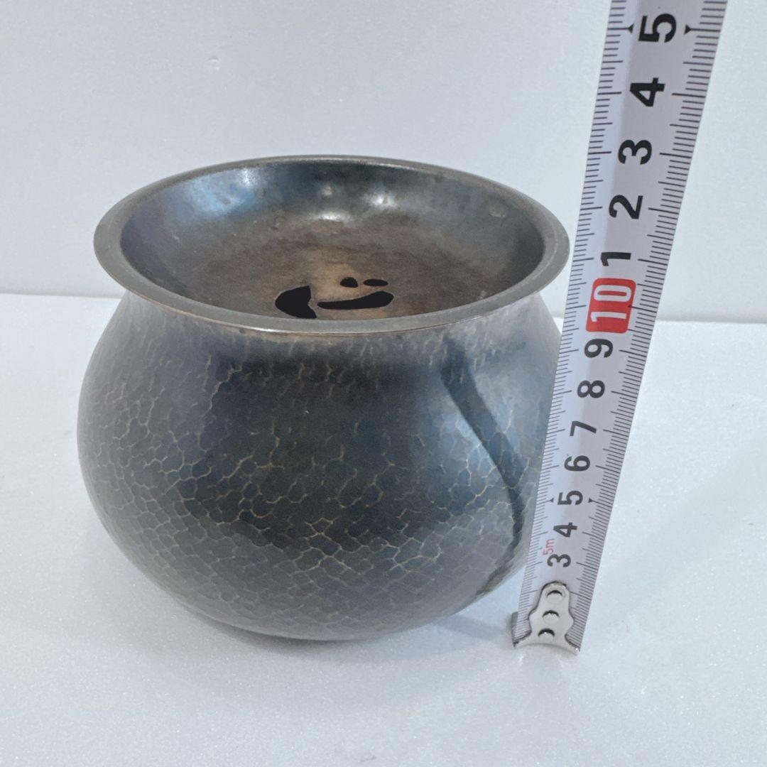 m*u様 玉川堂 鎚起銅器 茶こぼし 建水 セット 昭和レトロ