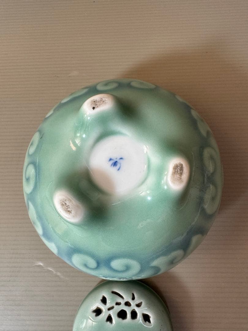 2791 希少香蘭社青磁香炉