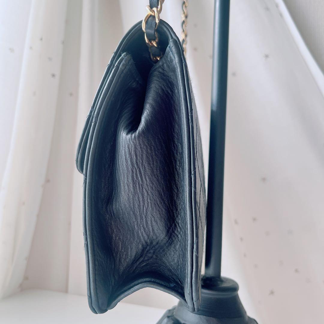 最終価格　CHANELシャネルマトラッセラムスキンショルダーバッグ