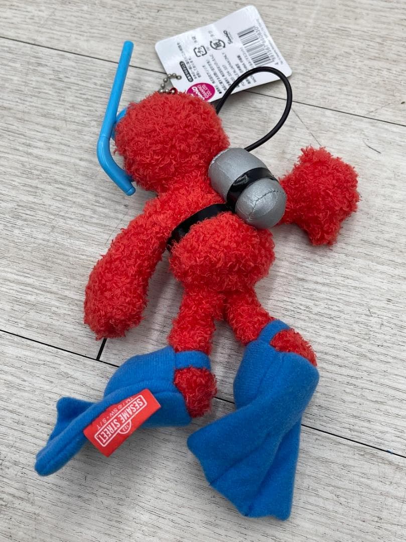 希少 当時物 セサミストリート 水族館 エルモ ぬいぐるみ マスコット 12個