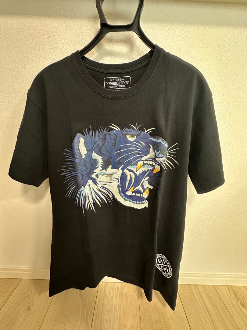 激レア】B'z 稲葉浩志 半袖シャツ ビーズ CREWプリント 黒ブラック L