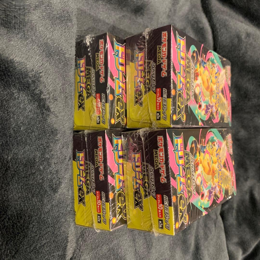 ポケモンカード MEGAドリームex シュリンク付き 4box①