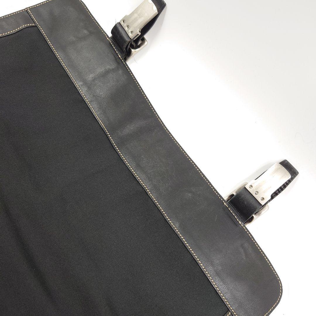 COACH オールドコーチ ビジネスバッグ 2way レザー 黒 トンプソン