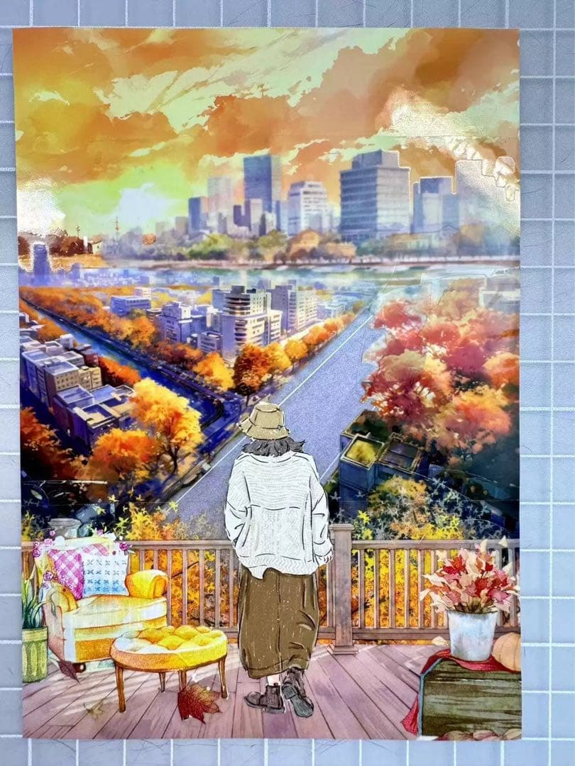 海外マスキングテープ巻売り 野遊 人物マスキングテープ 風景マステ