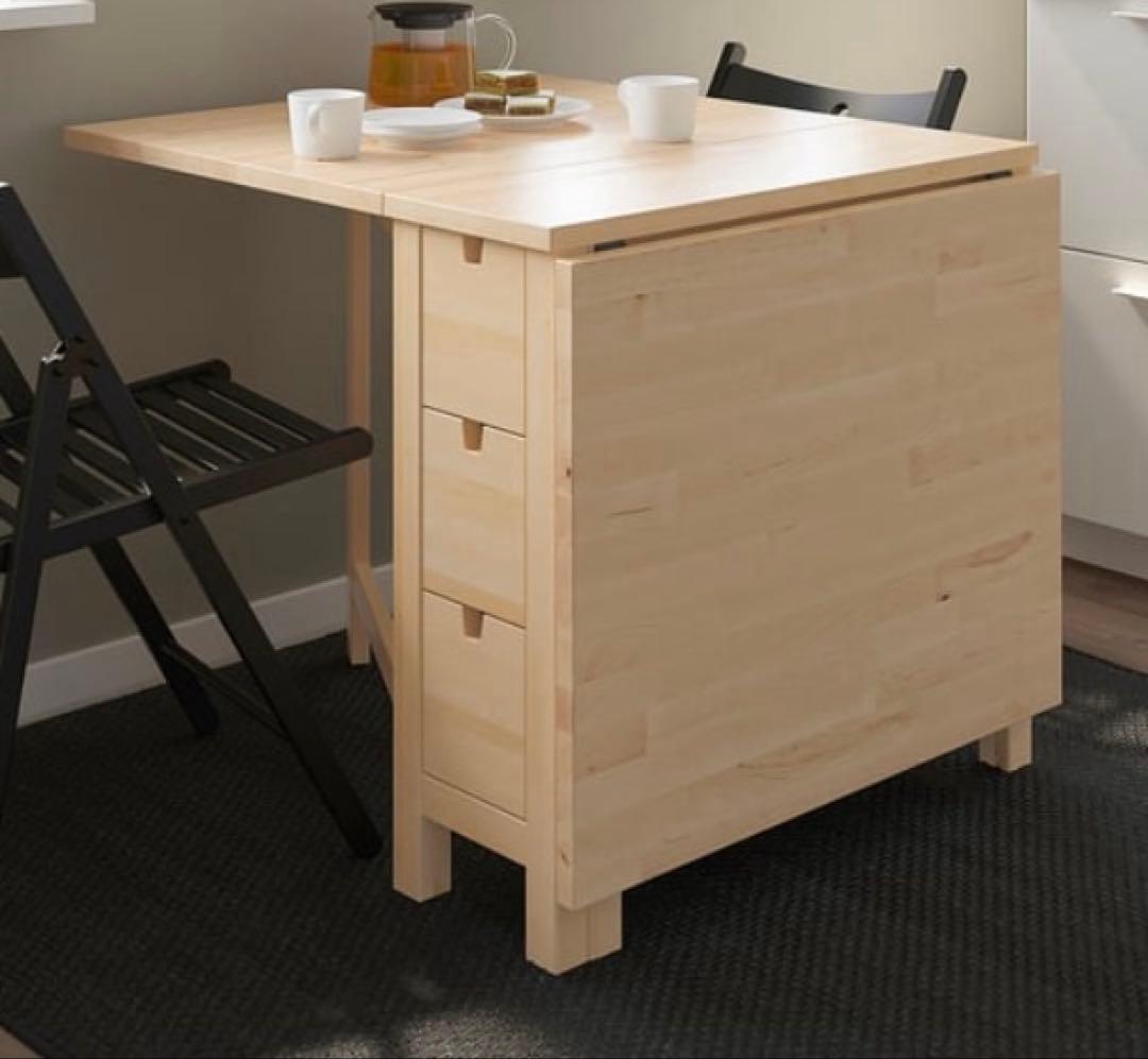 完成品イケア ノールデン送料込みIKEA NORDEN ダイニングテーブル