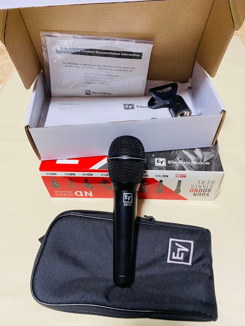 Electro-Voice ND76 ダイナミックマイク美品・数回使用のみ(２)