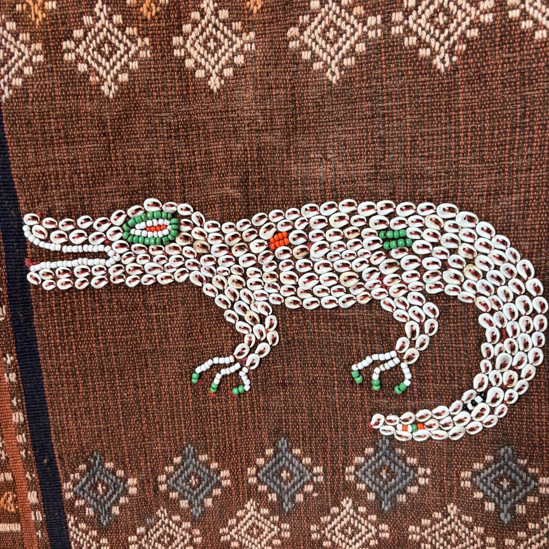 アニマル 手織り ジェルワーク タペストリー