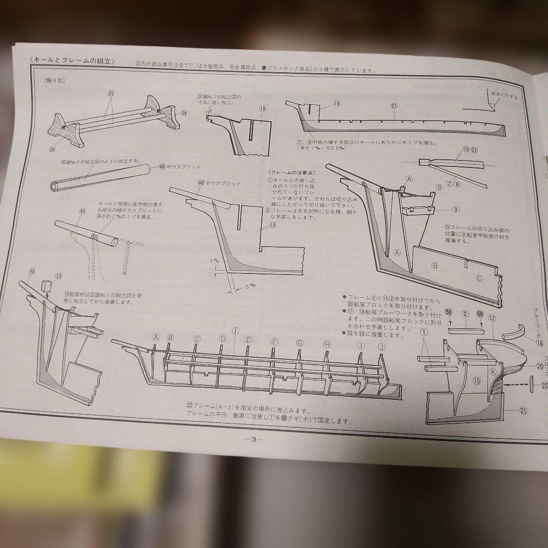 IMAI 1/80 帆船カティーサーク 木製模型キット ほぼ未使用新品 希少