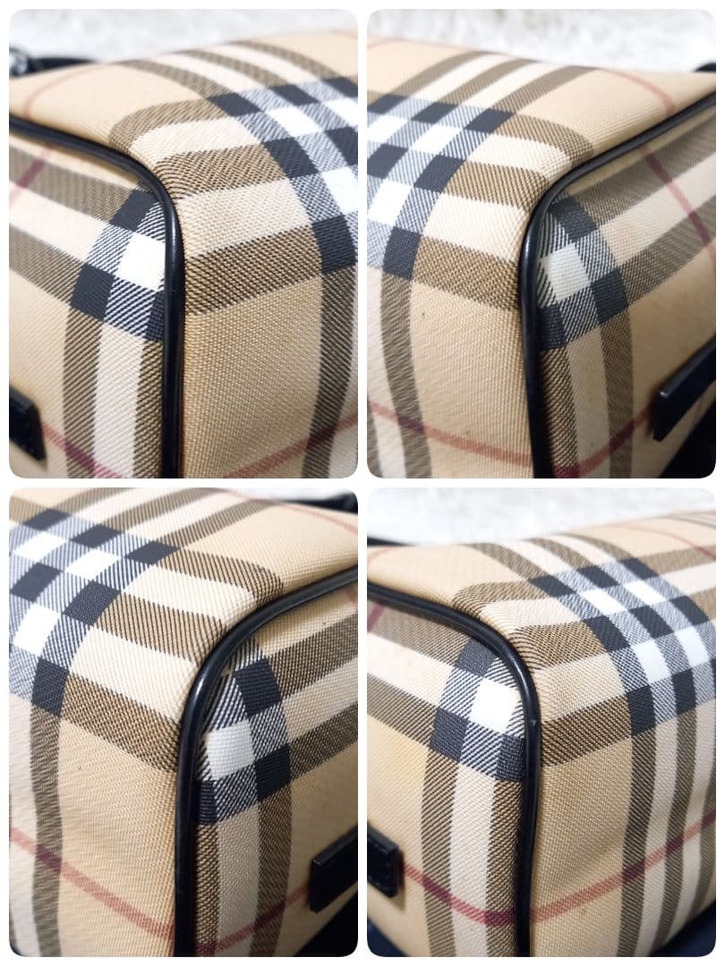 ●良品●　BURBERRY　ノバチェック　ハンドバッグ　ミニ　トート　保存袋付き