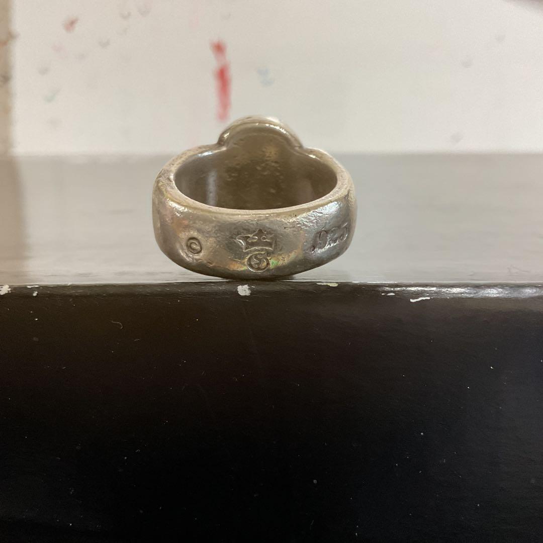 ガボール　スカルシルバーリング