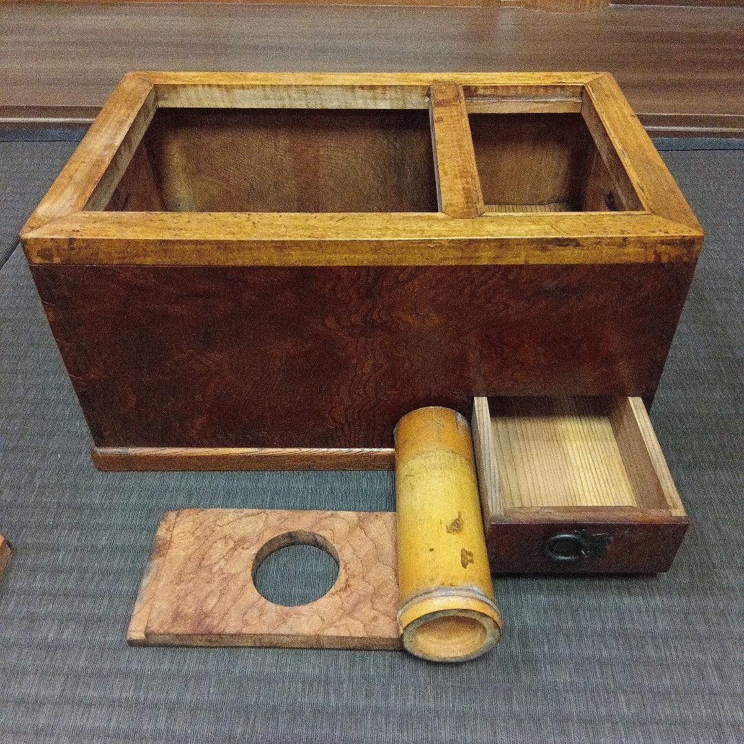 ビィンテージ アンティーク」古美術 骨董 古道具 デスプレー 煙管盆 実