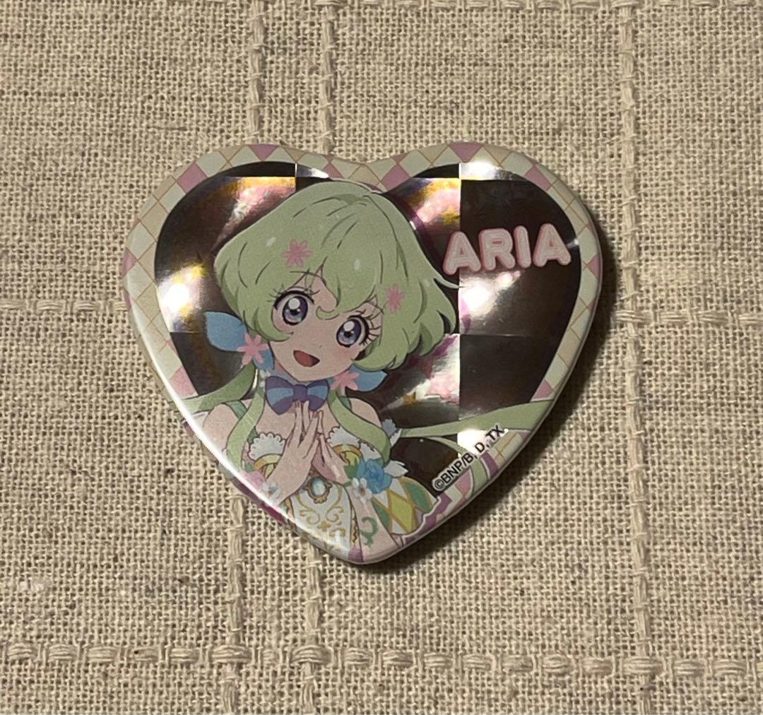 アイカツスターズ ハート缶バッジ 双葉アリア
