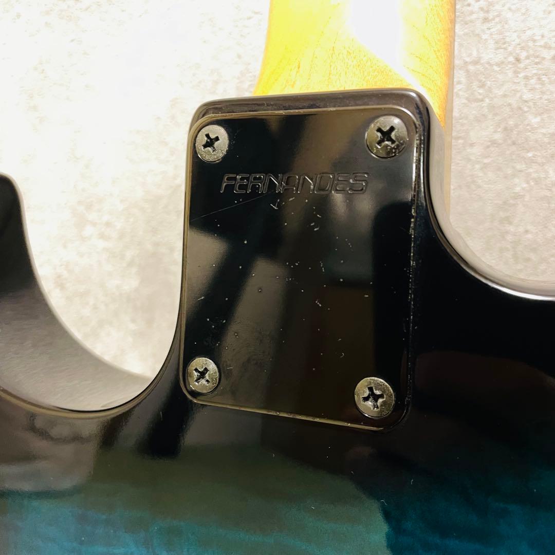 美品　FERNANDES フェルナンデス FGZ 400 エレキギター 杢目