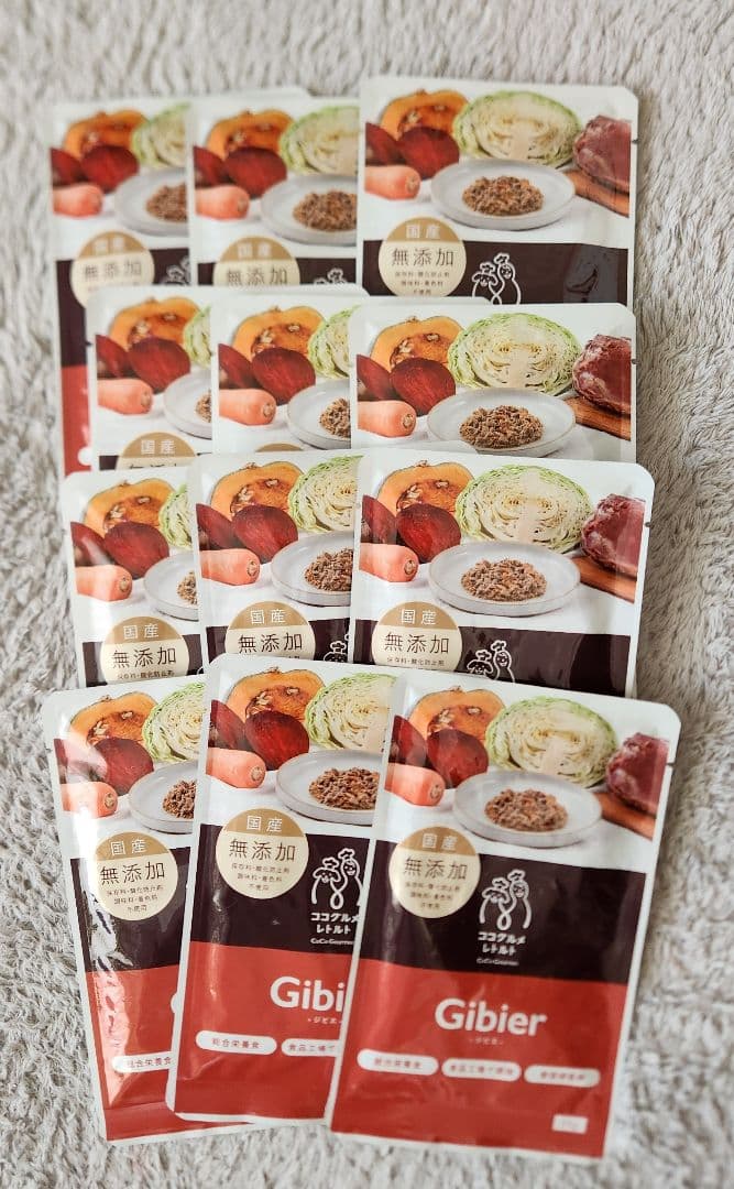 ココグルメ.レトルトジビエ。 ジビエ&ビーツ風味ウェットドッグフード