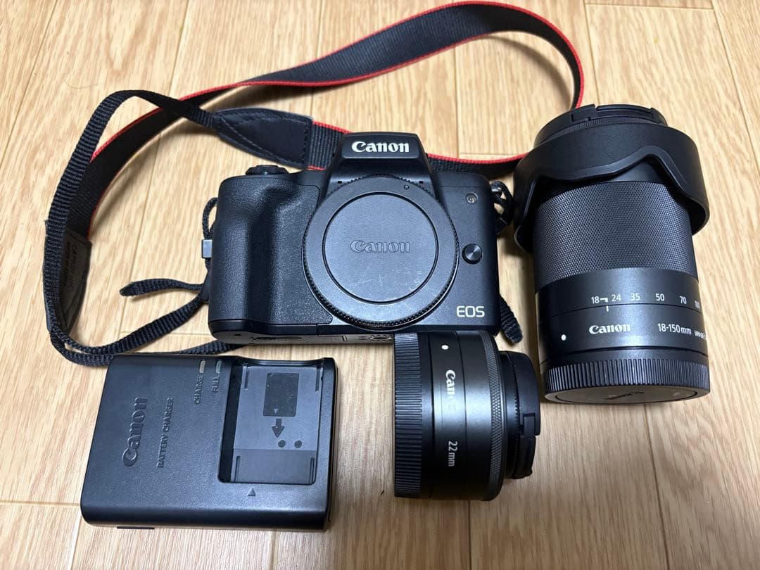Canon EOSkissM 18-150mm EF-M 22mm レンズ2式付