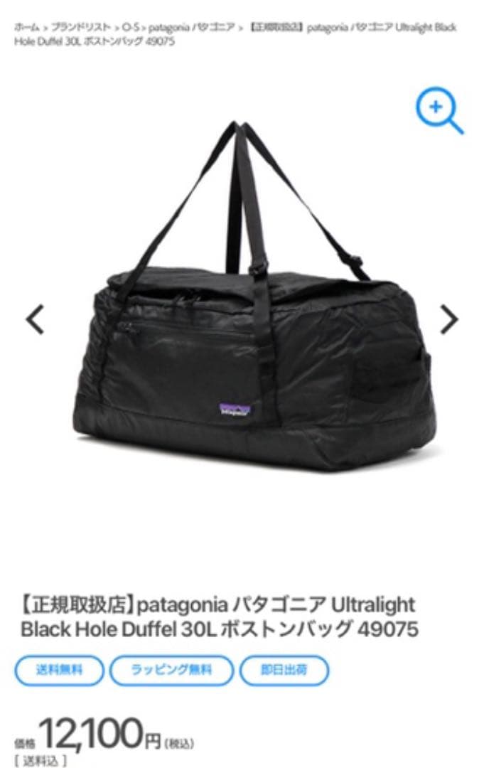 00's Patagonia トラベルバック ダッフル ライトウエイト 3way