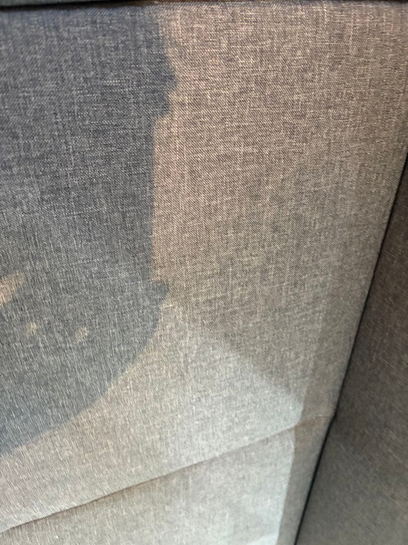 セルタン　日本製　ローコーナーソファ 3点セット デニム生地グレー