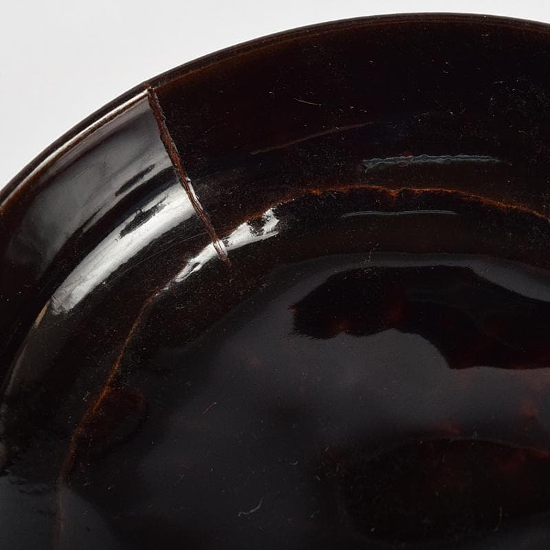 茶道具 塗師 近藤道恵作 織部好写 梅香合 花押有 共箱二重箱 V R9513の