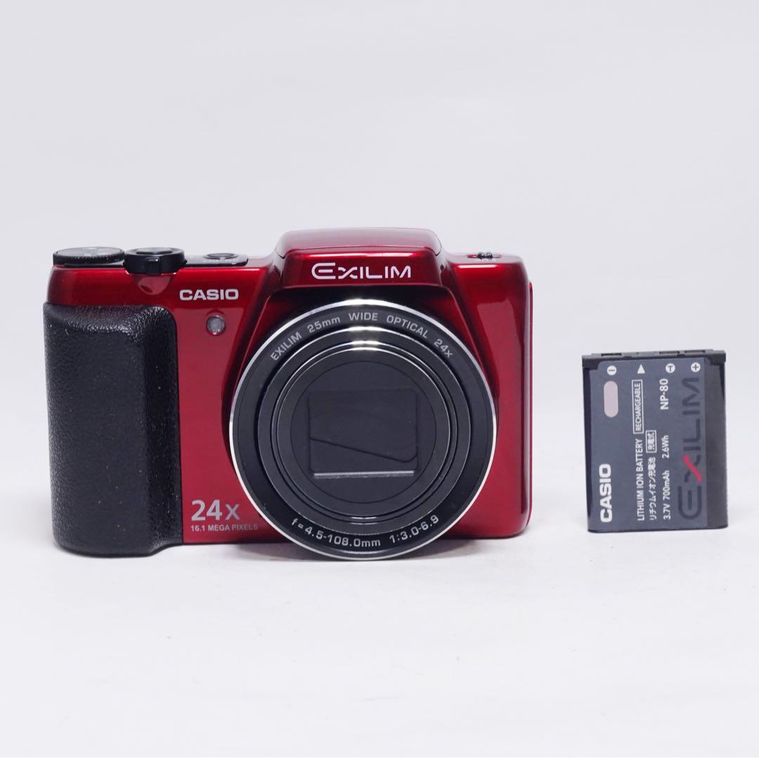 極美品 動作確認済み CASIO EXILM EX-H50 レッド コンデジ - メルカリ