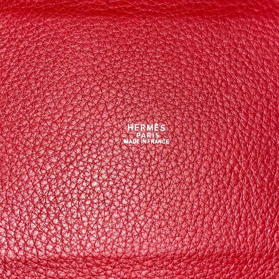 HERMES ハンドバッグ　ピコタン　PM トリヨンクレマンス　ルージュ