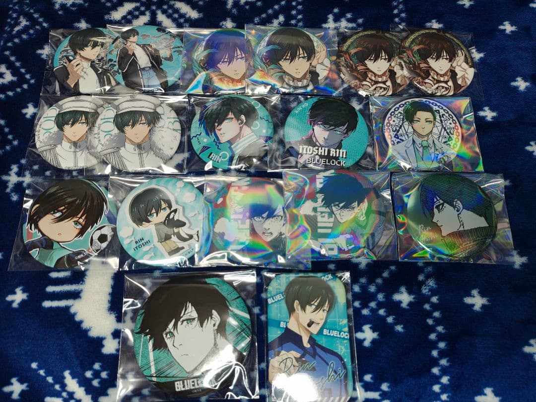 ブルーロック ブルロ 糸師凛 缶バッジ プリンセスカフェ