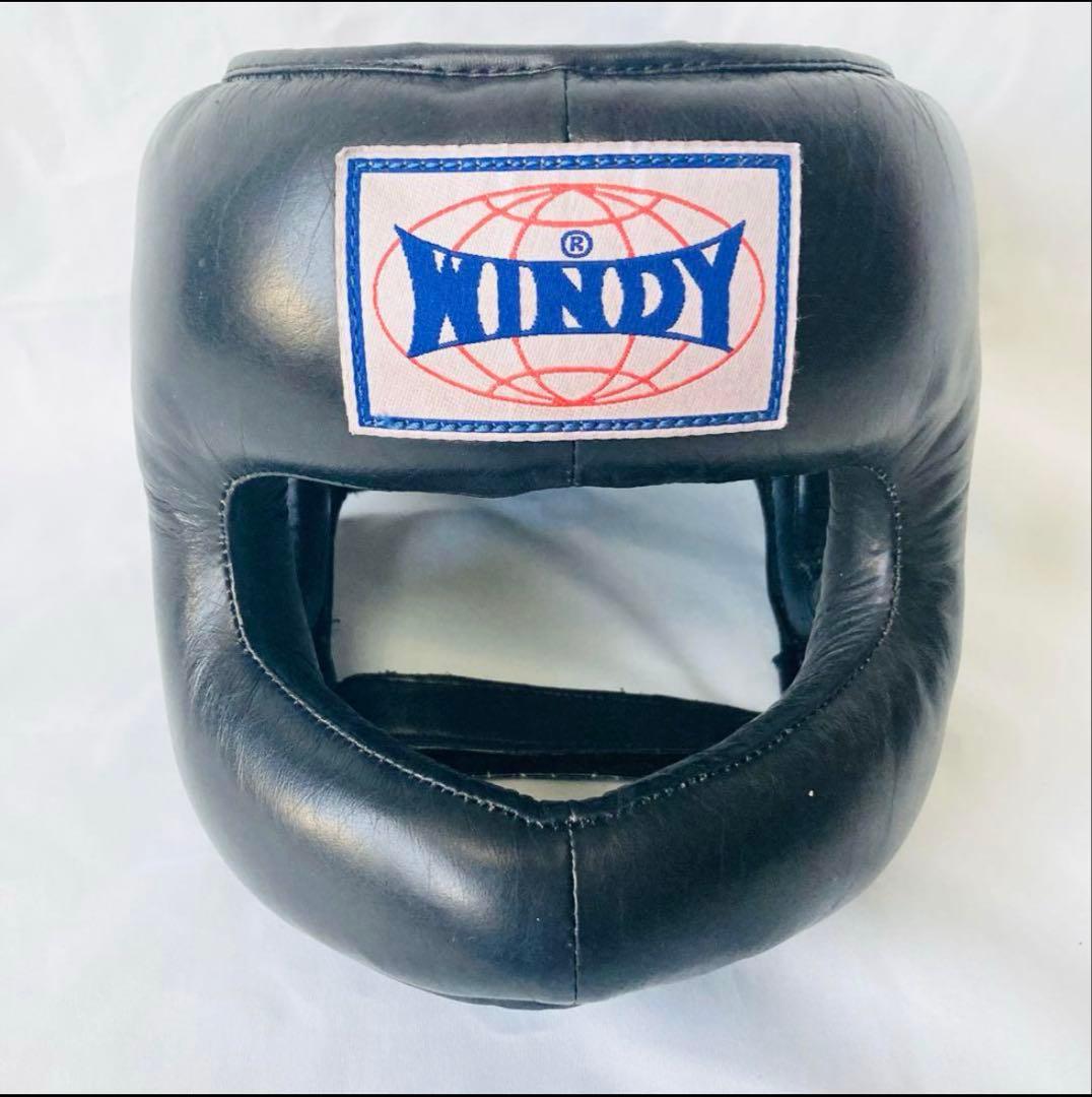 WINDY ウィンディ　本革製品Lサイズ ヘッドギア　ヘッドガード　ブラック WINDY ウィンディ本革製品Lサイズ ヘッドギアヘッドガードブラック