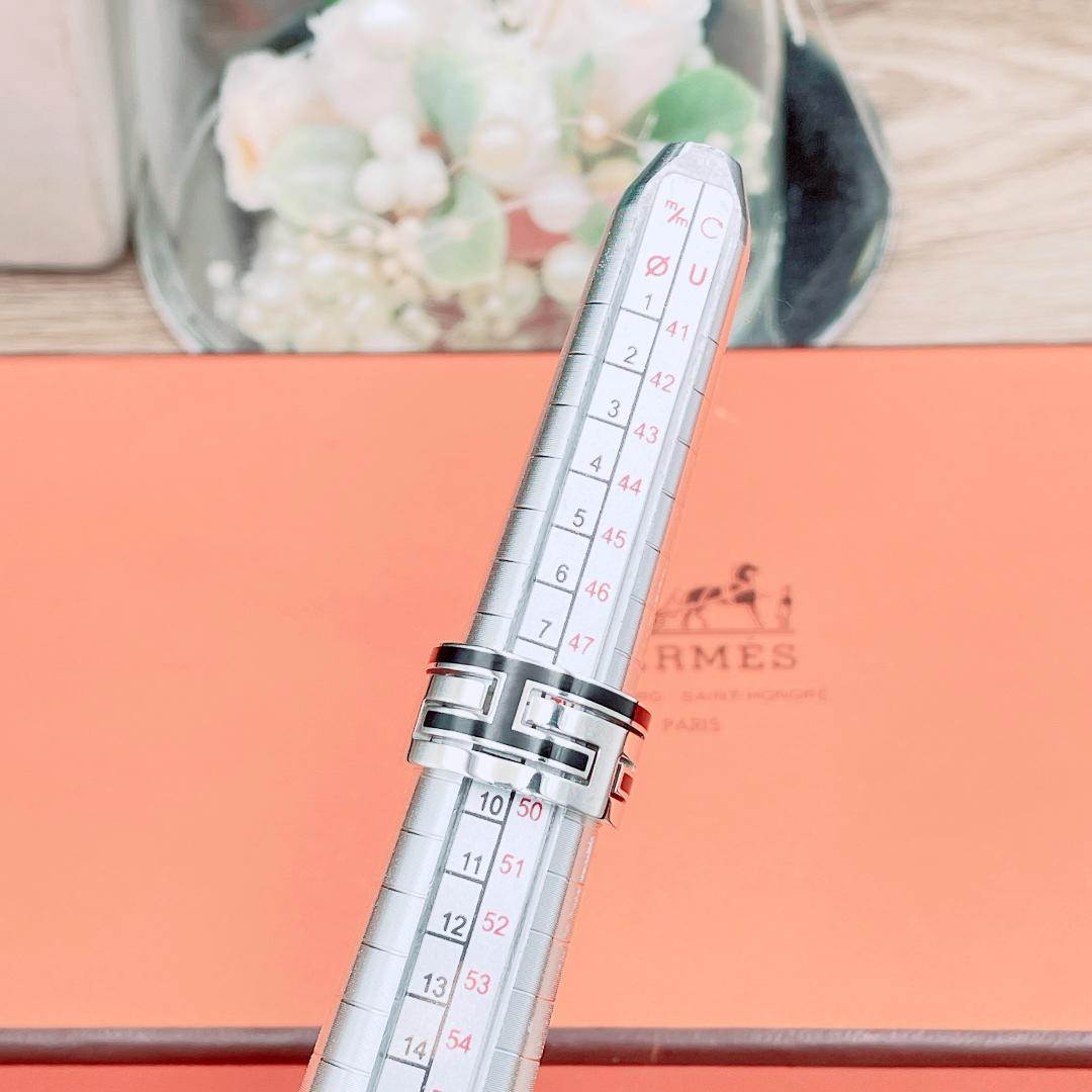 ◇エルメス◇ 新品仕上済 ムーヴ ムーブアッシュ リング 9号 925 7.1g