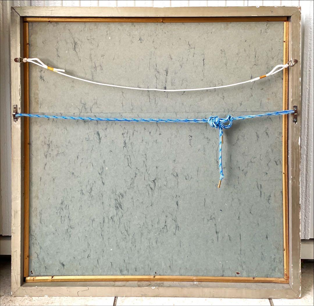 有方敏郎 mandara 油彩 抽象画 宇宙 銀河　太陽系 波紋　現代アート