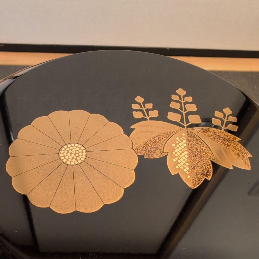 輪島塗 高台寺蒔絵 食籠 茶平一斎 造