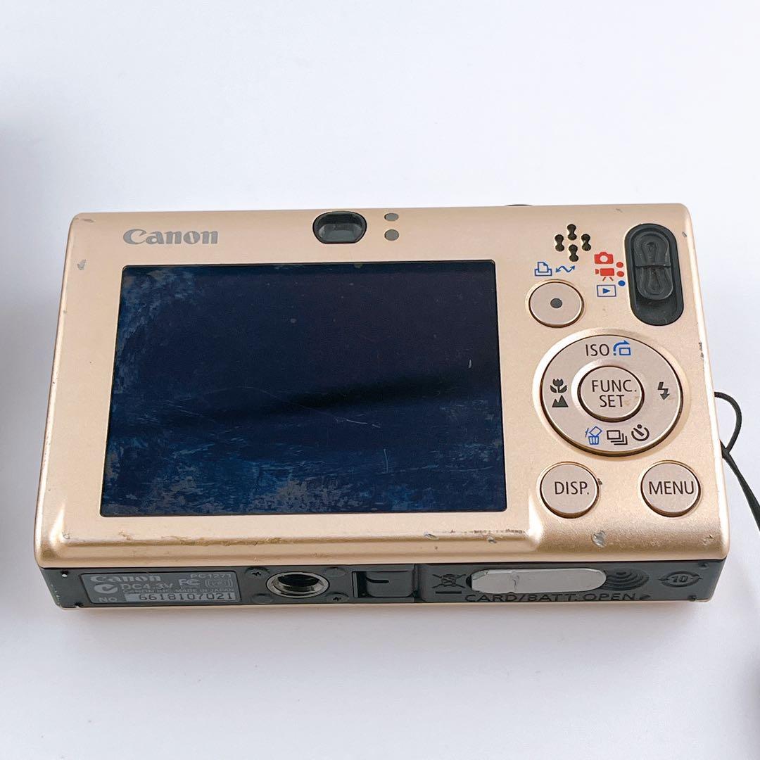 動作品】Canon IXY DIGITAL 20IS ゴールド 充電器付き