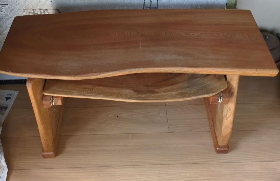 欅曲線デザインパソコンデスク