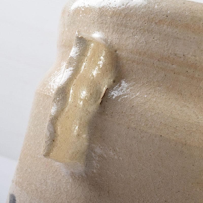 茶道具 人間国宝 荒川豊蔵作 志野焼 古志野 水差 共箱 M R8690H 水