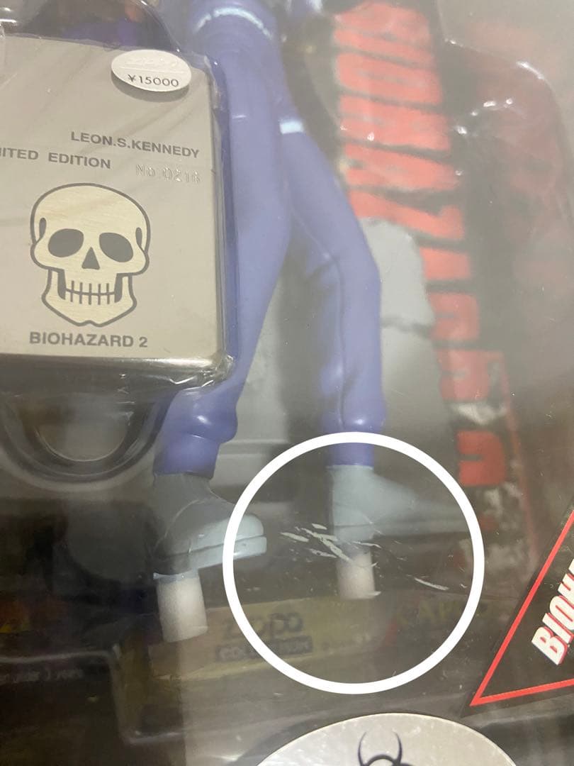 BIOHAZARD2 ZIPPO付きフィギュア2体 - メルカリ
