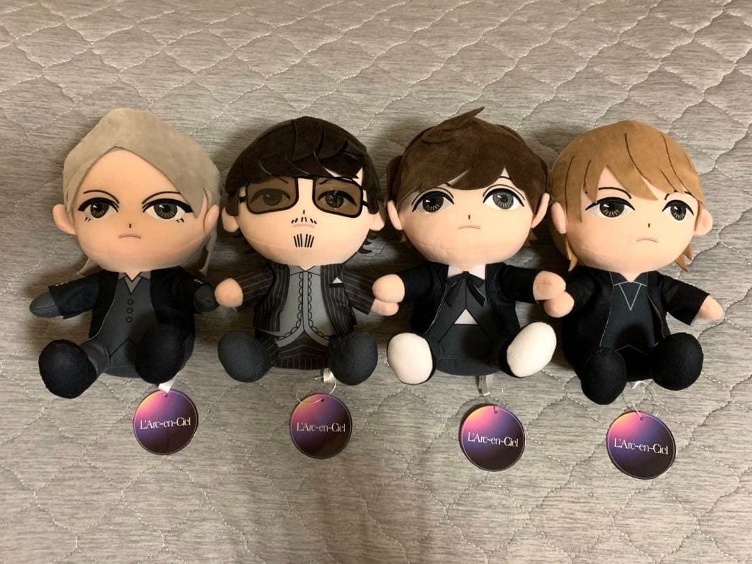L'Arc~en~Ciel ラルク おすわりぬいぐるみ 全種 ラウンドワン限定