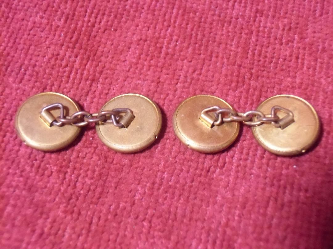 ⊞ドイツ軍＊海軍＊将官～将校用＊礼装用カフリンクス＊ペア（実物）