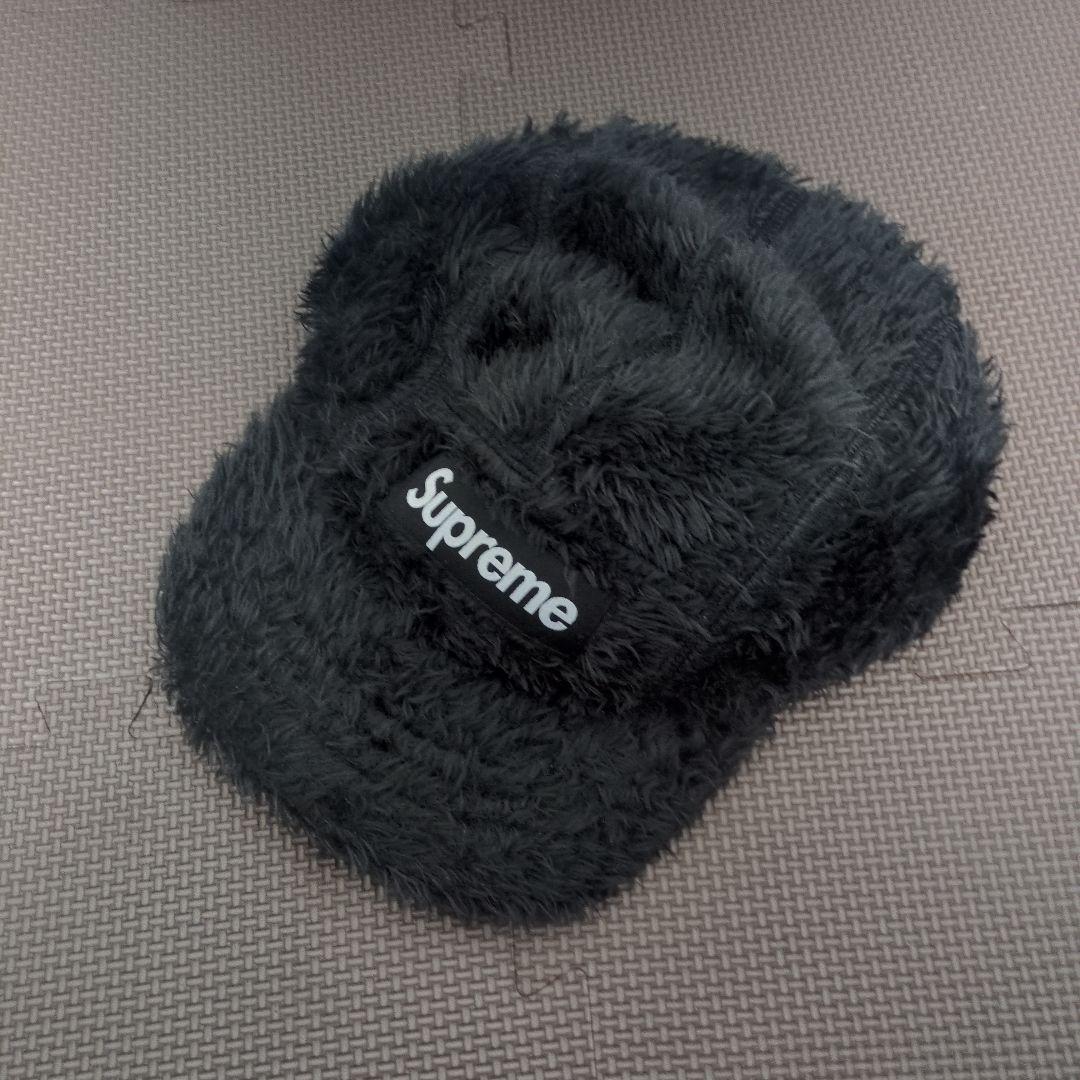 帽子 Supreme Fuzzy Camp Cap \"Black\"