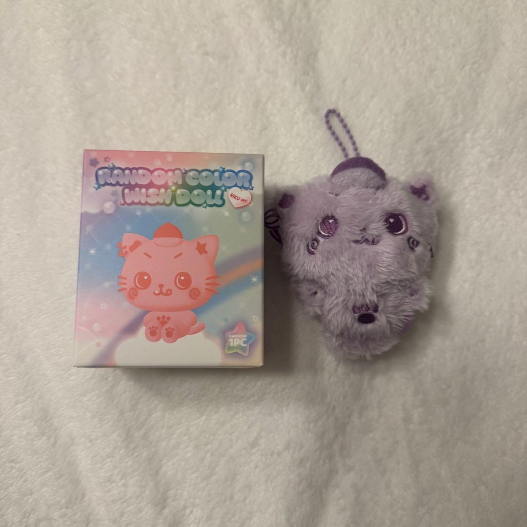 nct wish random wish doll リク クリ 紫 - メルカリ