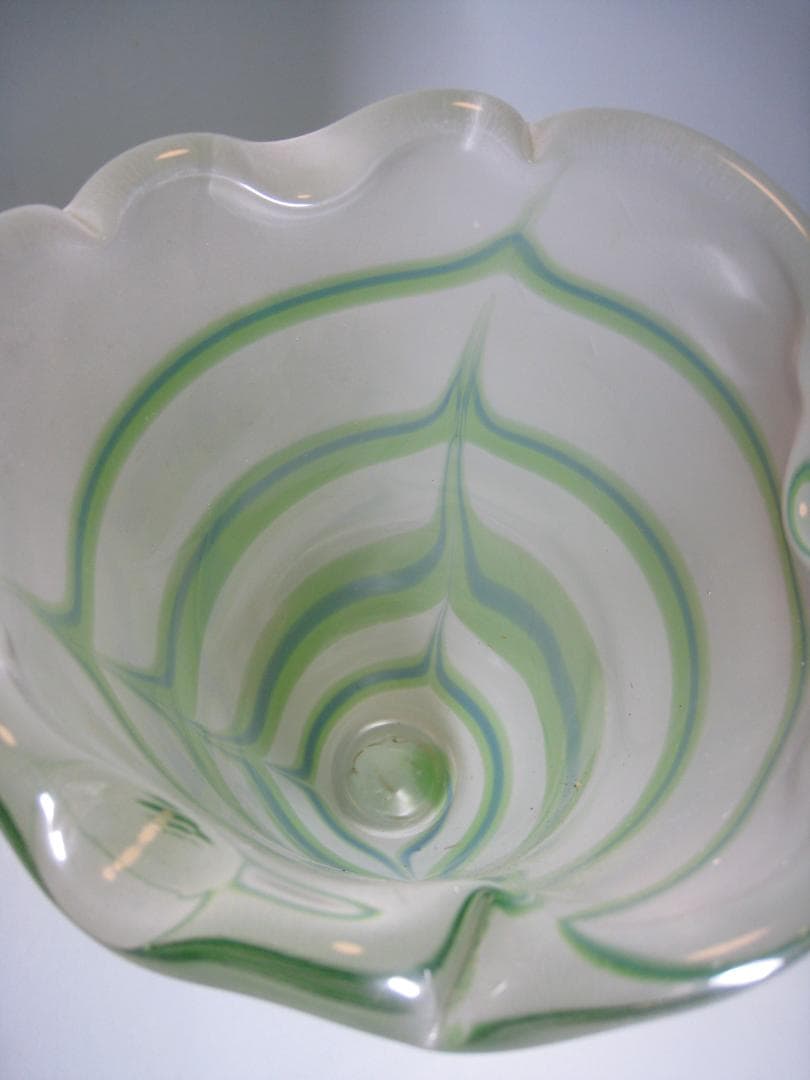 沖縄県伝統工芸士【琉球硝子花瓶】 末吉清一 現代の名工 卓越した