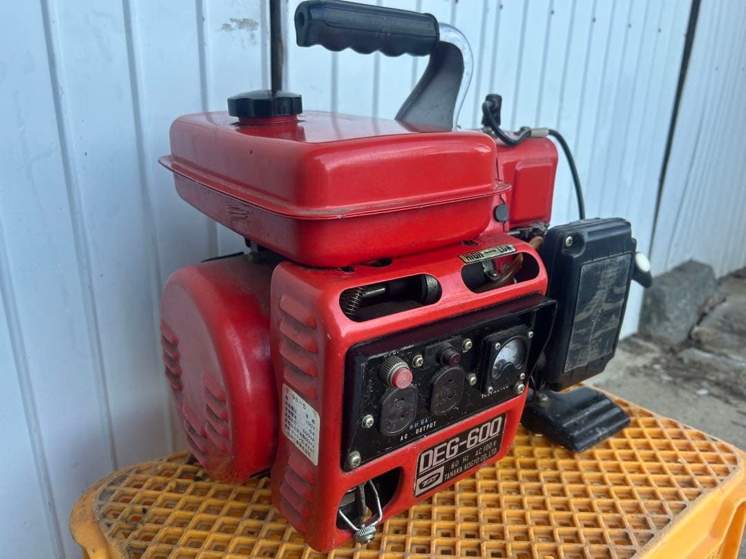 田中工業 発電機 2スト 軽量 ポータブル キャンプ 洗車 非常用 100V