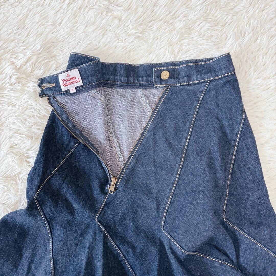 ヴィヴィアンウエストウッド　デニムスカート　サイズ2
