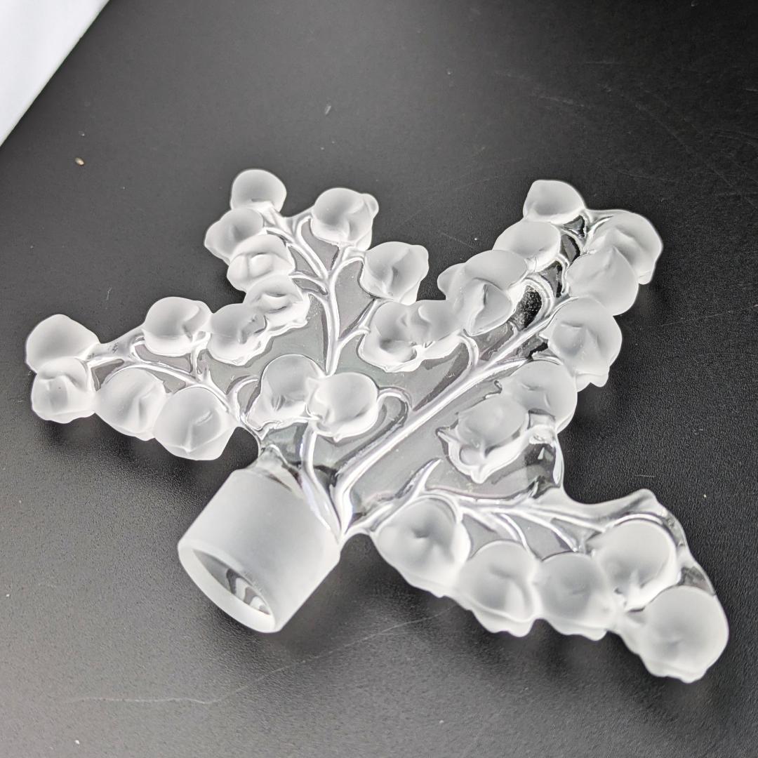 た*ん様 萌えるすずらん☆ラリック 香水瓶 クレールフォンテーヌ 12cm