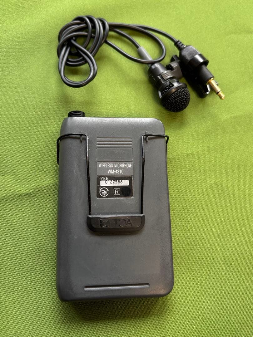⑨ TOA ワイヤレスマイク WM-1310 中古品 タイピンマイク02468 - メルカリ