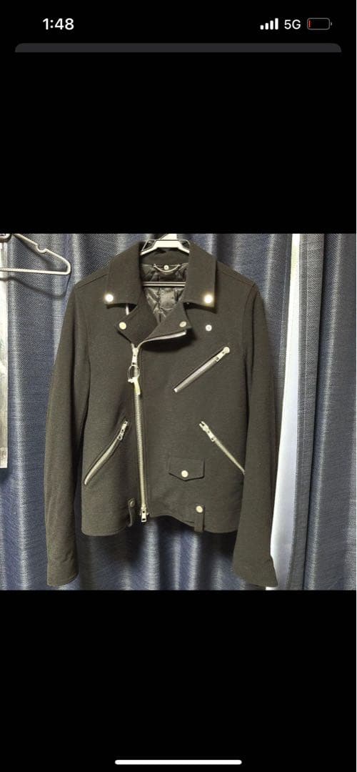 ガラアーベント GalaabenD アーミーツイルダブルライダースジャケット