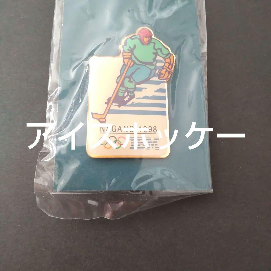 長野オリンピック 1998 IBM アイスホッケー ピンバッジ - メルカリ
