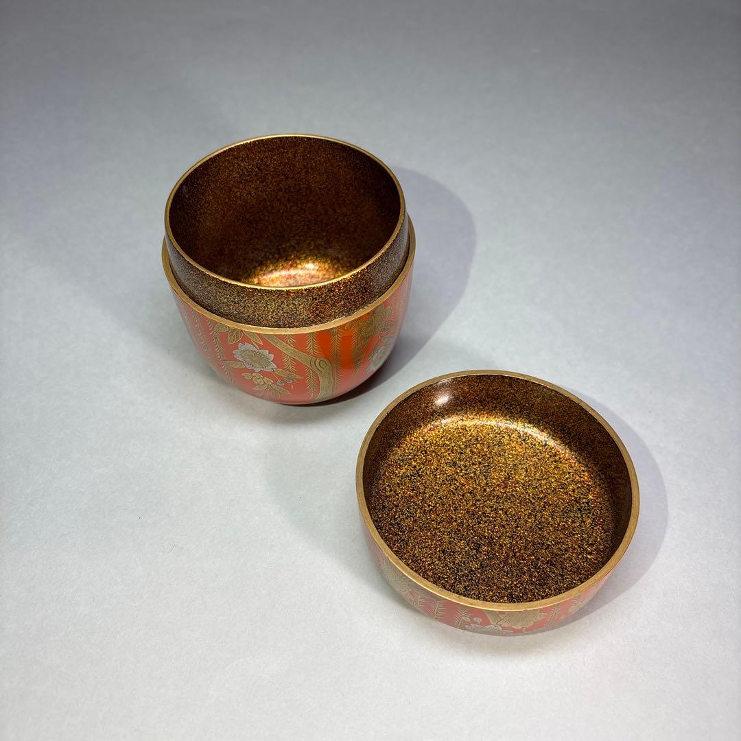 今田北仙 柳桜蒔絵大棗(桐箱入) - メルカリ