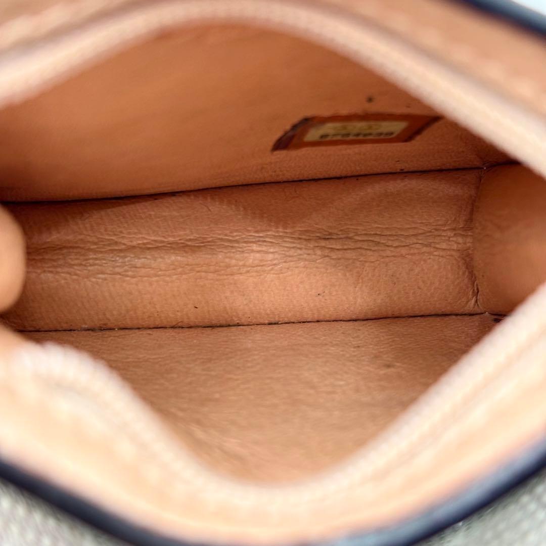 極希少 シャネル CHANEL ケース サイフ ハラコ ココマーク カーキ