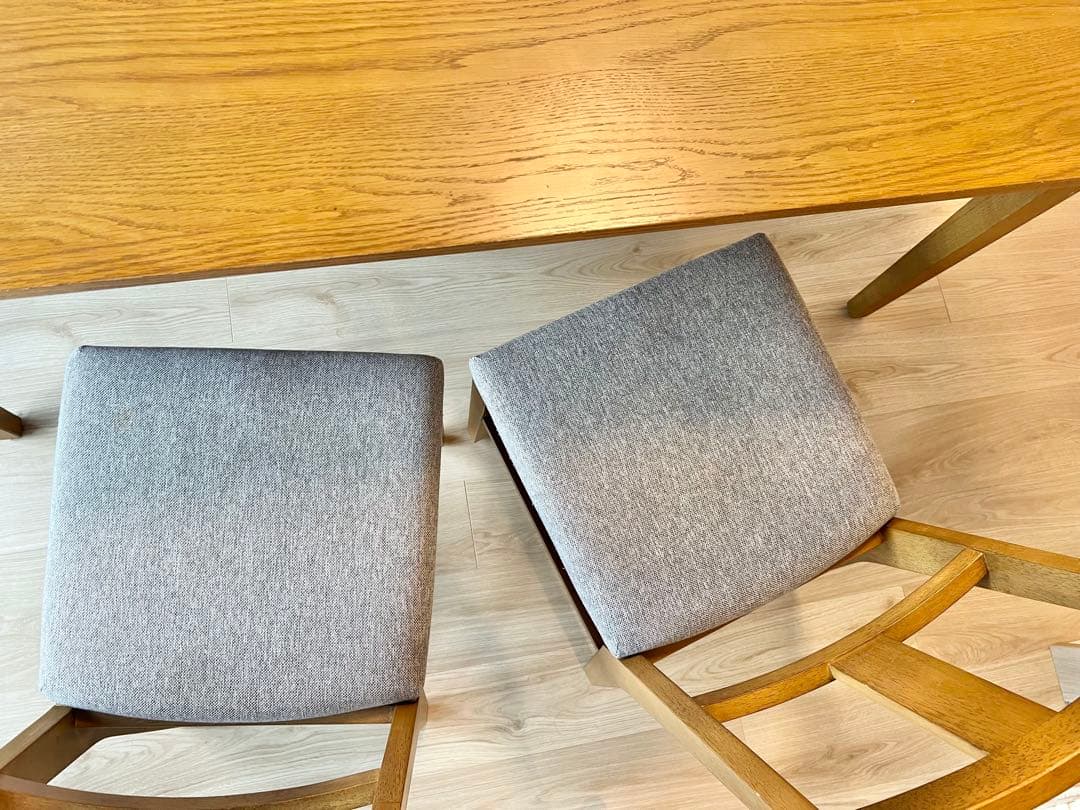 【引取り限定】unico ダイニングテーブル　チェア　セット