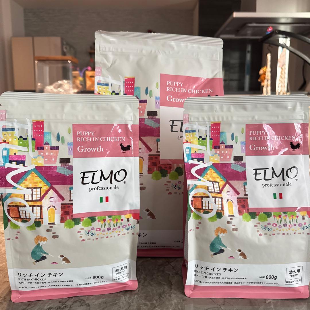 ELMO 幼犬用 ドライフード リッチインチキン - メルカリ